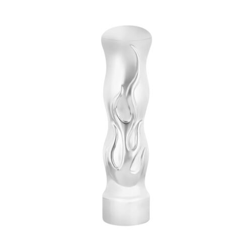 1/2"-13 Thread On Flame Gearshift Knob - Chrome