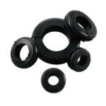 1/2" Mounting Hole Black Vinyl Grommet (11-Pack)