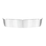 13-1/2" Stainless Curved Drop Visor For 1995-2006 Kenworth W900