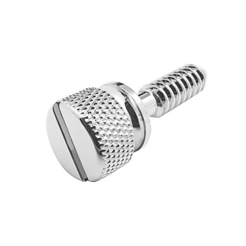 1/4"-20 Peterbilt Dash Screw - Knurled Screw Head With Plain Slotted Top (14-Pack)