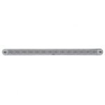 14 LED 12" Turn Signal Light Bar With Bezel - Amber LED/Clear Lens