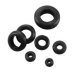 1/4",5/16",3/8",7/16",1/2",5/8",21/32",7/8" Mounting Holes Black Vinyl Grommets (15-Pack)