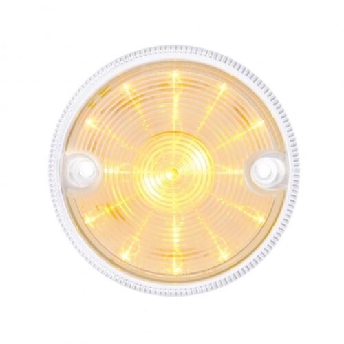 15 LED 3" Series 2 Light For Double Face Light Housing - Amber LED/Clear Lens (Bulk)