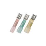 16-14 AWG .250 Tab CSS Heat Shrink FM Disconnect - Blue (10-Pack)