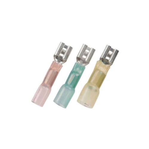 16-14 AWG .250 Tab CSS Heat Shrink M Disconnect - Blue (10-Pack)