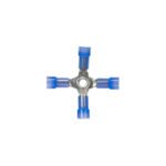 16-14 AWG 4-Way (X) Nylon Connector (4-Pack)