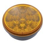 16 LED 4" Reflector Turn Signal Light - Amber LED/Amber Lens - Image 3