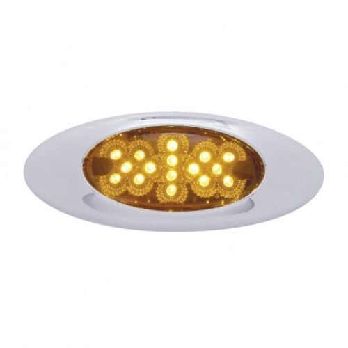 16 LED Phantom I Reflector Light (Clearance/Marker) - Amber LED/Amber Lens (Bulk)