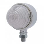 17 LED Beehive Single Face Light - Amber LED/Clear Lens