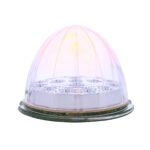 17 LED Dual Function Reflector Cab Light - Amber LED/Clear Lens - Image 3
