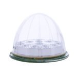 17 LED Dual Function Reflector Cab Light - Amber LED/Clear Lens - Image 4