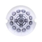 17 LED Dual Function Reflector Cab Light - Amber LED/Clear Lens - Image 6