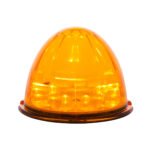 17 LED Dual Function Watermelon Cab Light - Amber LED/Amber Lens (Bulk) - Image 3