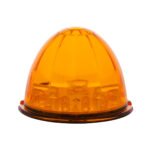17 LED Dual Function Watermelon Cab Light - Amber LED/Amber Lens (Bulk) - Image 4