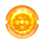 17 LED Dual Function Watermelon Cab Light - Amber LED/Amber Lens (Bulk) - Image 5