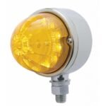 17 LED Reflector Single Face Light - Amber LED/Amber Lens
