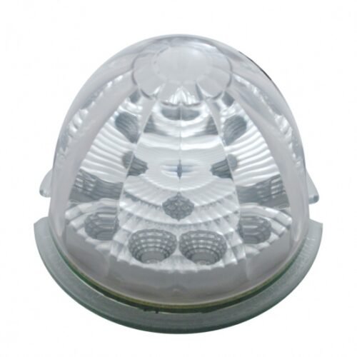 17 LED Reflector Watermelon Maze Cab Light - Red LED/Clear Lens