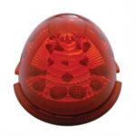 17 LED Reflector Watermelon Maze Cab Light - Red LED/Red Lens