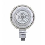 17 LED Reflector Watermelon Single Face Light - Red LED/Clear Lens - Image 2