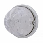 17 LED Watermelon Flush Mount Kit With Low Profile Bezel - Red LED/Clear Lens