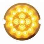 17 LED Watermelon Reflector Cab Light - Amber LED/Amber Lens - Image 2