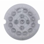 17 LED Watermelon Reflector Cab Light - Amber LED/Clear Lens - Image 2