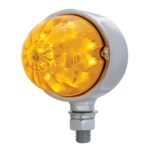 17 LED Watermelon Single Face Light - Amber LED/Amber Lens