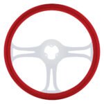 18" Color Blade Steering Wheel - Indigo Red