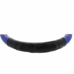 18" Duo Tone Steering Wheel Cover - Black & Blue - Image 2