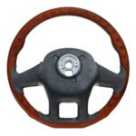 18" YourGrip Wood Steering Wheel For 2012-2021 Peterbilt 579 & 2013-2021 Kenworth T680 - Image 3