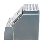 18"L X 25"W X 28"H Aluminum Step Saddle Box - Image 2
