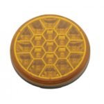 19 LED 4" Reflector Turn Signal Light - Amber LED/Amber Lens - Image 2
