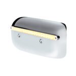 19 LED Rear Headlight Housing Cover For 2008-2023 Peterbilt 389 (Passenger)-Amber LED/Clear Lens - Image 3