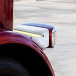 19 LED Rear Headlight Housing Cover For 2008-2023 Peterbilt 389 (Passenger)-Amber LED/Clear Lens - Image 5