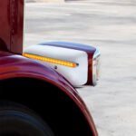 19 LED Rear Headlight Housing Cover For 2008-2023 Peterbilt 389 (Passenger)-Amber LED/Lens - Image 5