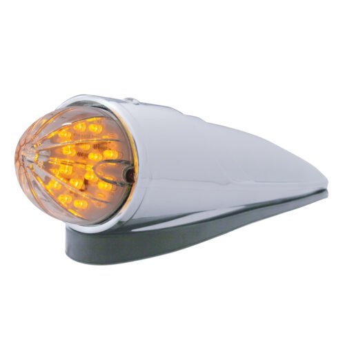 19 LED Watermelon Grakon 1000 Style Cab Light Kit - Amber LED/Clear Lens