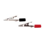 2" 10 Amp Alligator Test Clips w/ PVC Handles, 5Red/5Black (5-Pack)