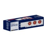 2-1/2" Bolt Pattern SS Spring Loaded Bar With 6X 4" 13 LED Abyss Lights - Red LED/Red Lens (Pair) - Image 4