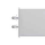 2" Bolt Pattern SS Spring Loaded Bar With 6X 4" 13 LED Abyss Lights & Visors - Red LED/Clear Lens (Pair) - Image 3