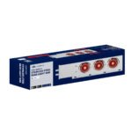 2" Bolt Pattern SS Spring Loaded Bar With 6X 4" 13 LED Abyss Lights & Visors - Red LED/Clear Lens (Pair) - Image 4