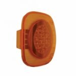 22 LED Turn Signal Light With Reflector For 1996-2010 Freightliner Century - Amber LED/Amber Lens - Image 3