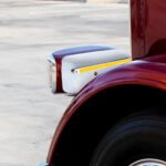 24 LED GloLight Rear Headlight Housing Cover For 2008-2023 Peterbilt 389 (Driver)- Amber LED/Clear Lens - Image 5