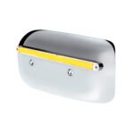 24 LED GloLight Rear Headlight Housing Cover For 2008-2023 Peterbilt 389 (Passenger)- Amber LED/Clear Lens - Image 3