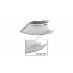 24.8" Chrome Bumper End For Freightliner M2-106 - Passenger - Image 3