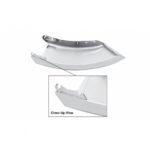 29.92" Chrome Bumper End For Freightliner M2 (106) - Driver - Image 3