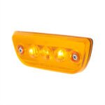 3 LED Cab Light For 2013-2021 Peterbilt 579 & Kenworth T680/T770/T880 -Amber LED/Lens - Image 3