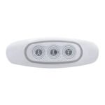 3 LED Reflector Light (Clearance/Marker) - Red LED/Clear Lens (Bulk)