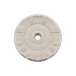 3" White Soft Muslin Buff - 5/8" Arbor