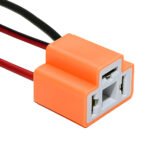 3-Wire Universal 9003 & H4 High Temp (300°C) Halogen Sealed Beam Headlight Connector, 1 Pc.