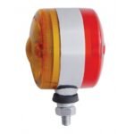 30 LED 3" Dual Function Double Face Light - Amber & Red LED/Amber & Red Lens - Image 3